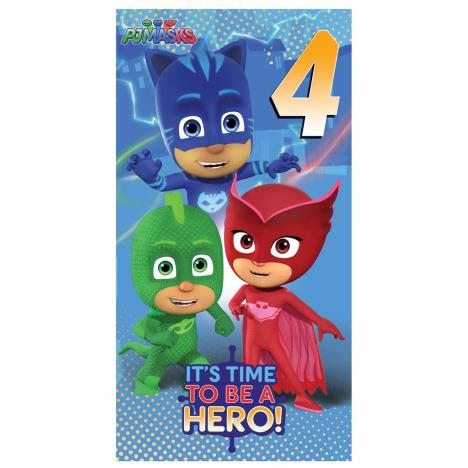 4th Birthday PJ Masks Birthday Card £1.99